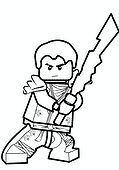 Lego Ninjago: Jay with a Sword