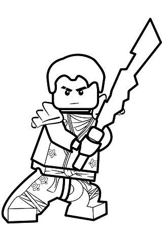 Lego Ninjago: Jay with a Sword
