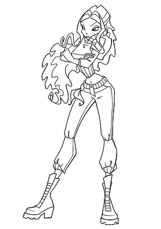 Leila (Winx Club) Frowned
