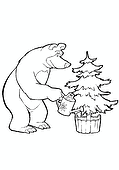 Masha and the Bear: Growing a Christmas Tree