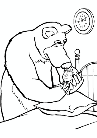 Masha and the Bear: Sleeping Masha and Bear