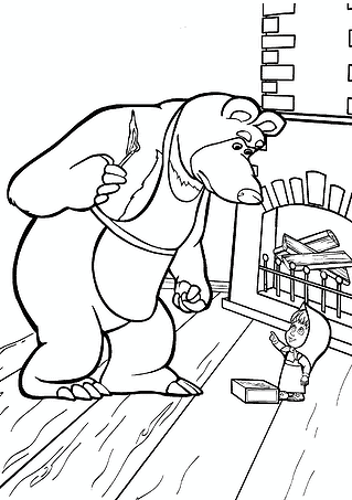 Masha and the Bear: Matches Are Not a Toy