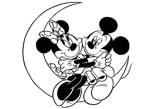 Minnie and Mickey Riding for a Month