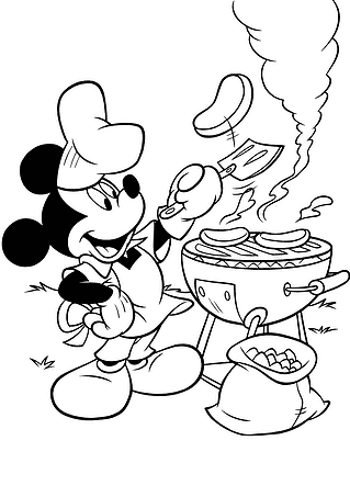 Mickey Mouse: Grilled Cutlets