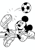 Mickey Mouse: Jump Shot on the Ball