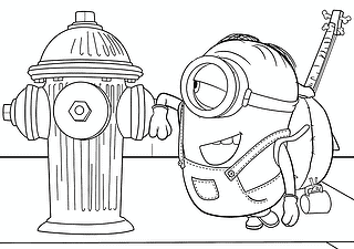 Minions: Stuart Meets a Fire Hydrant