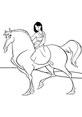 Mulan: Mulan on a Horse