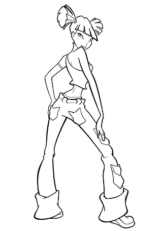 Muse (Winx Club) Demonstrates Strength