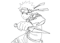Naruto with Kunai