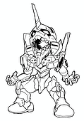 Chibi Eva Unit 01 (Evangelion)