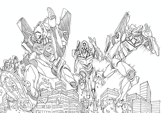 Evas Rush to Rescue (Evangelion)