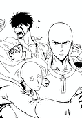 Three Faces of Saitama (One-Punch Man)
