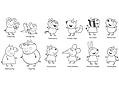 Peppa Pig Cartoon Characters