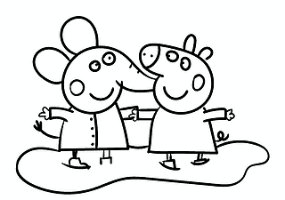 Peppa Pig and Emily Elephant