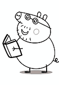 Peppa Pig: Daddy Pig Reads a Book