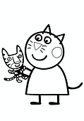 Peppa Pig: Candy Cat with a Toy