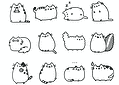 Set of Cats Pusheen