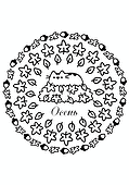 Pusheen: Autumn Mandala