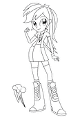 Rainbow Dash Girls of Equestria