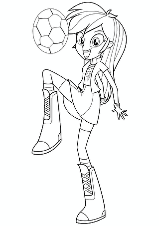 Girls of Equestria Rainbow Dash