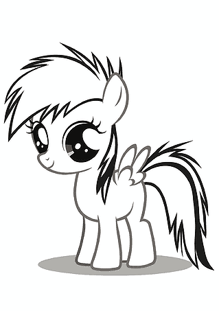 Cute Rainbow Dash