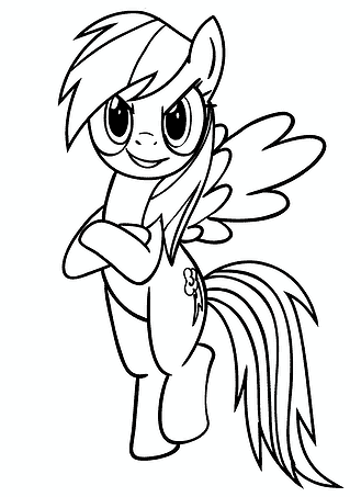 Rainbow Dash Miracle Lightning