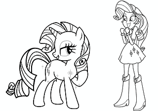 Two Incarnations of Rarity (MLP)