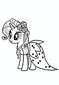 Rarity (MLP): Beautiful Dress