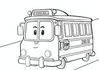 Robocar Poli: Scoolby School Bus