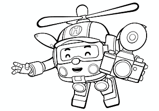 Robocar Poli: Helly with a Camera