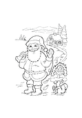 Santa Claus and the Squirrel
