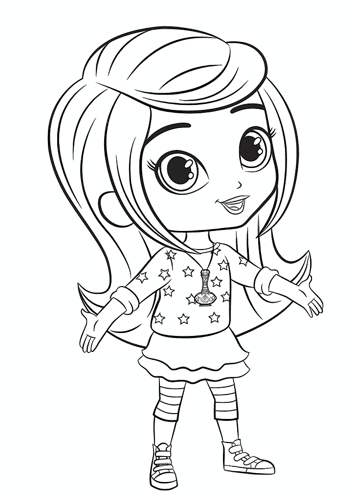 Shimmer and Shine Coloring Pages (PDF Printables)