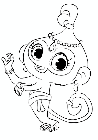 Shimmer and Shine: Monkey Tala Dancing