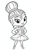 Shimmer From Cartoon Shimmer and Shine