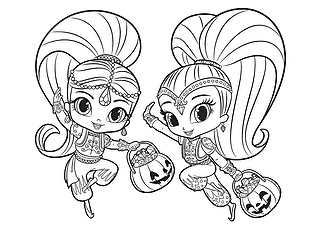 Shimmer and Shine Halloween Celebration