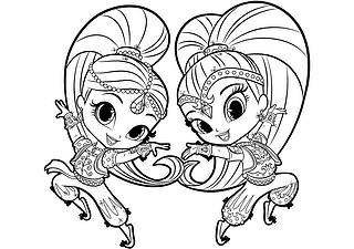 Shimmer and Shine Fun Dance