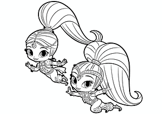 Shimmer and Shine: Flying Genies