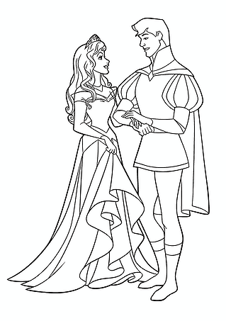Sleeping Beauty: a Couple in Love