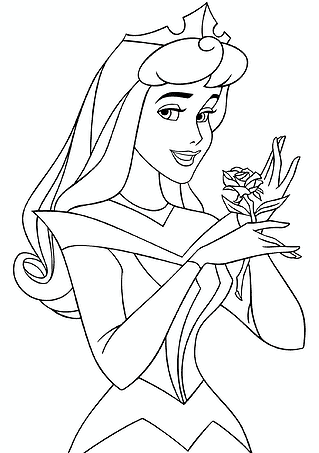 Sleeping Beauty: Princess with a Flower