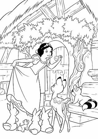 Snow White at the Cabin in the Woods