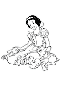 Snow White: Princess with Animals