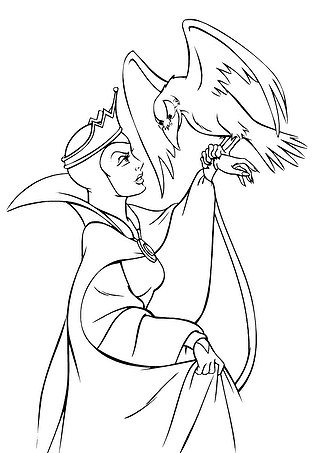 Snow White: Wicked Stepmother and the Raven