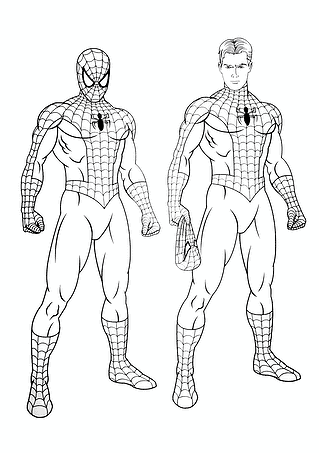 Spiderman and His Costume