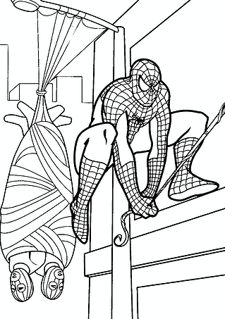 Spiderman: Criminals in a Cocoon