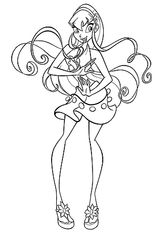 Stella (Winx Club) is Going to the Dance