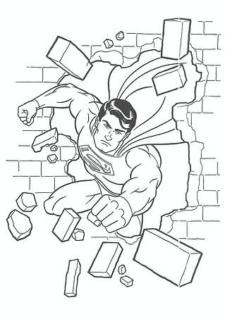Superman: Hero Breaks Down the Wall