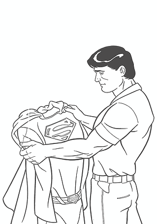 Superman: Clark Kent with a Suit