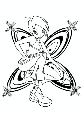 Tecna (Winx Club): Smiling Winx Fairy