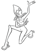 Tecna (Winx Club) Lunge
