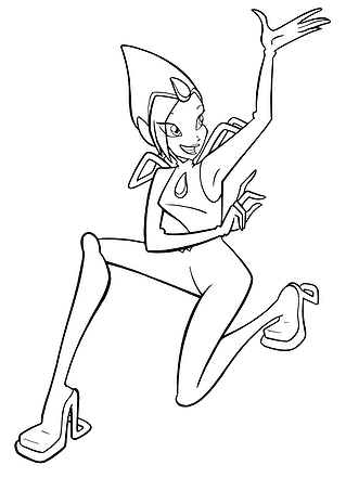 Tecna (Winx Club) Lunge
